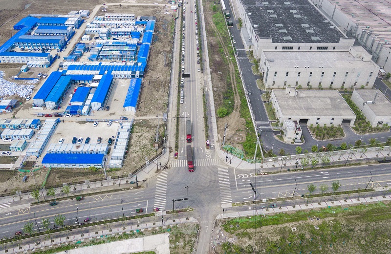 長豐縣下塘鎮緯三路道路工程